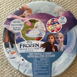 NEW Disney Frozen Water Balloon Disk Paddle 2 Paddles /50 Balloons